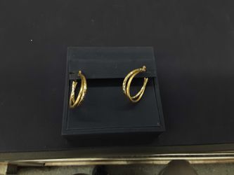 Bangle Earrings - Yellow Gold 14k (.585) 3.4 grams