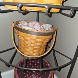 Longaberger Basket With Liner 