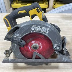 60 Volt Dewalt Saw- Tool Only 
