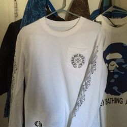 Chrome Hearts And Bape Shirt 