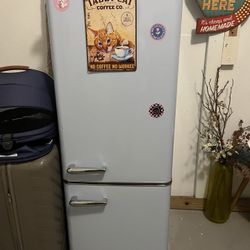 retro fridge 2 door