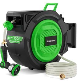 Retractable Garden Hose Reel