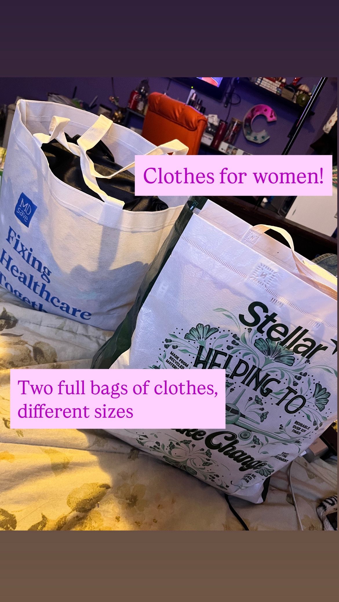 Two Full Bags Of Clothes (women’s)