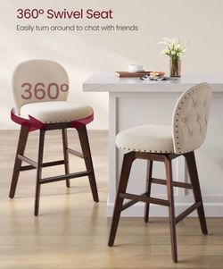 Set of 2 bar stools