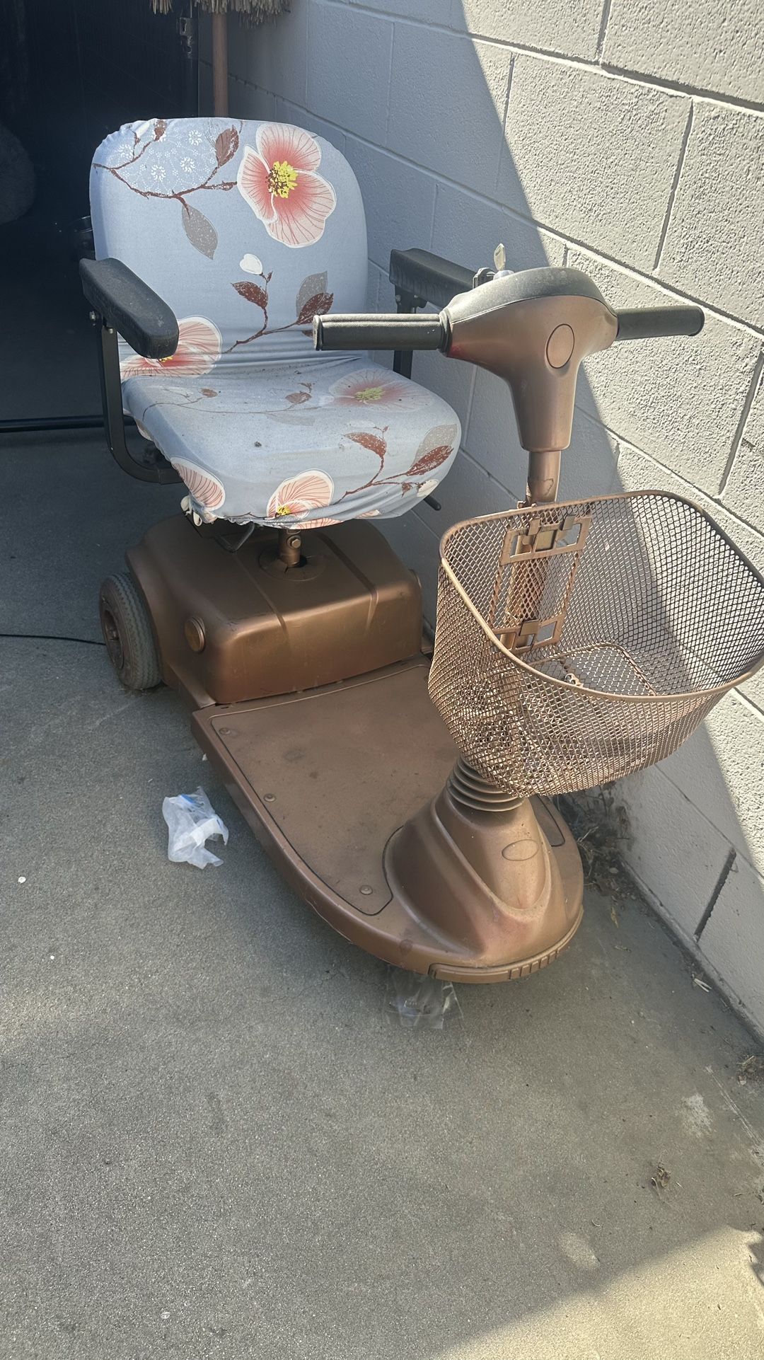 Rose gold scooter