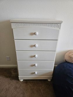 Bed frame without mattress & drawer cabinet