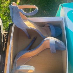 Blue Suede Heels 