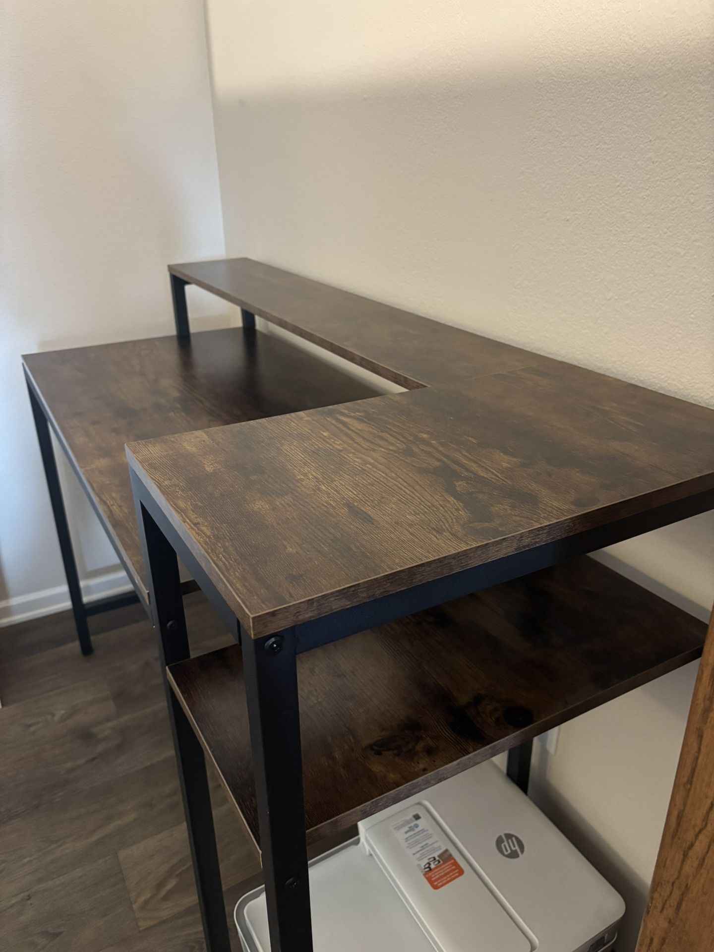 Modern Wood & Metal Desk