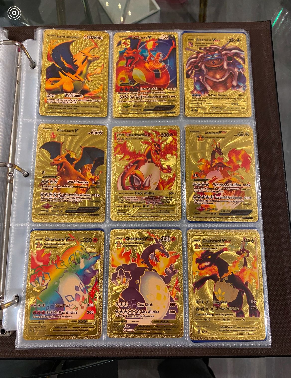 Binder Pokémon Full Over 200 Cards