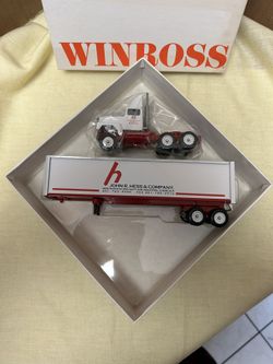 Winross Diecast John R Hess Semi Truck And Trailer 