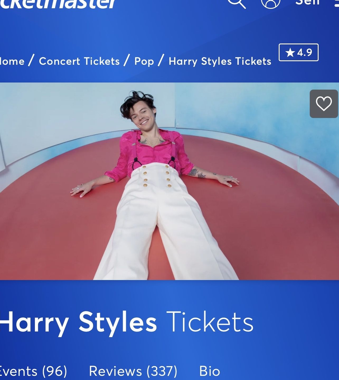 Harry Styles Concert Tickets