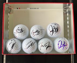 Signed Golf Balls