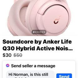 Soundcore by Anker Life Q30 Hybrid Active Noise Cancelling Bluetooth Headphones