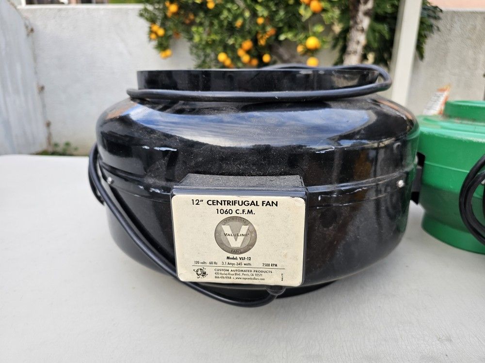 12 In Inline Fan