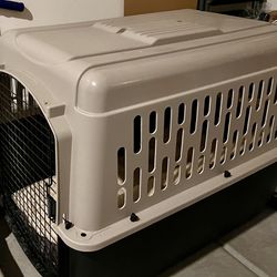 Large Dog Kennel with Dog Bed