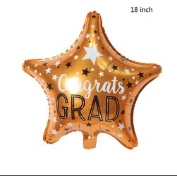 Foil Graduation Balloons 18” Quantity Of 5 