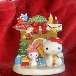 Ceramic Hello Kitty Christmas Display