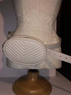 Leather fanny pack one size fits all