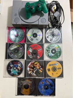 PS1 Bundle With Controller and Games