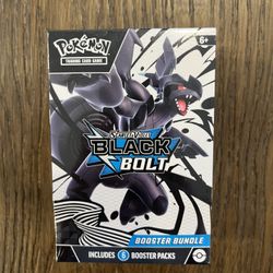 New Unopened Black Bolt Booster Bundle - 6 Pack 