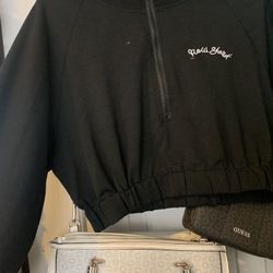 SHEIN Cropped Long Sleeve Sweater