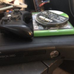 Xbox 360 With Lots Of Call Of Duty Games