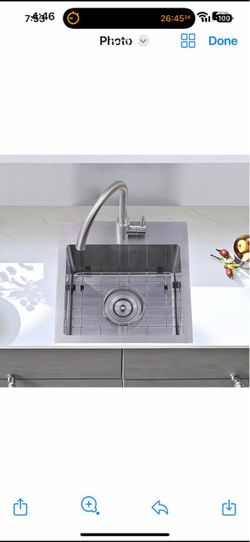 SHACO 15x15 Inch Drop In Bar Sink (40S) $60