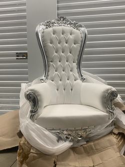 King chair silver