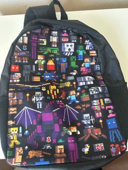 Minecraft kids backpack