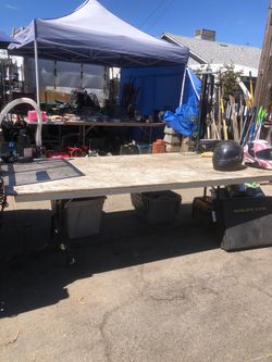 Big wooden table