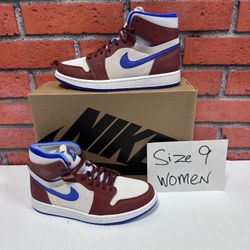Nike Air Jordan 1 High Zoom Comfort ‘Redstone’ Size 9 Woman’s 
