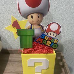 Mario Brothers Toad Party Centerpieces
