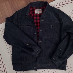 Red Tornado Denim Jacket Size XL 14oz