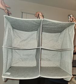 4 cube hanging organizer