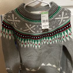 Brand New Toddler Boy Christmas Sweater