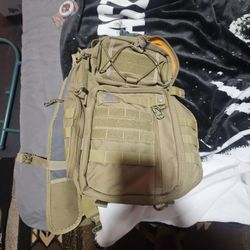 Military style carry bag & portable chair/stool