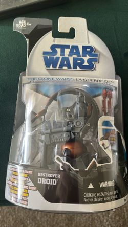Star Wars Clone Wars Destroyer Droid #17 New Hasbro 2008 , New Sealed