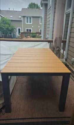 Composite outdoor table