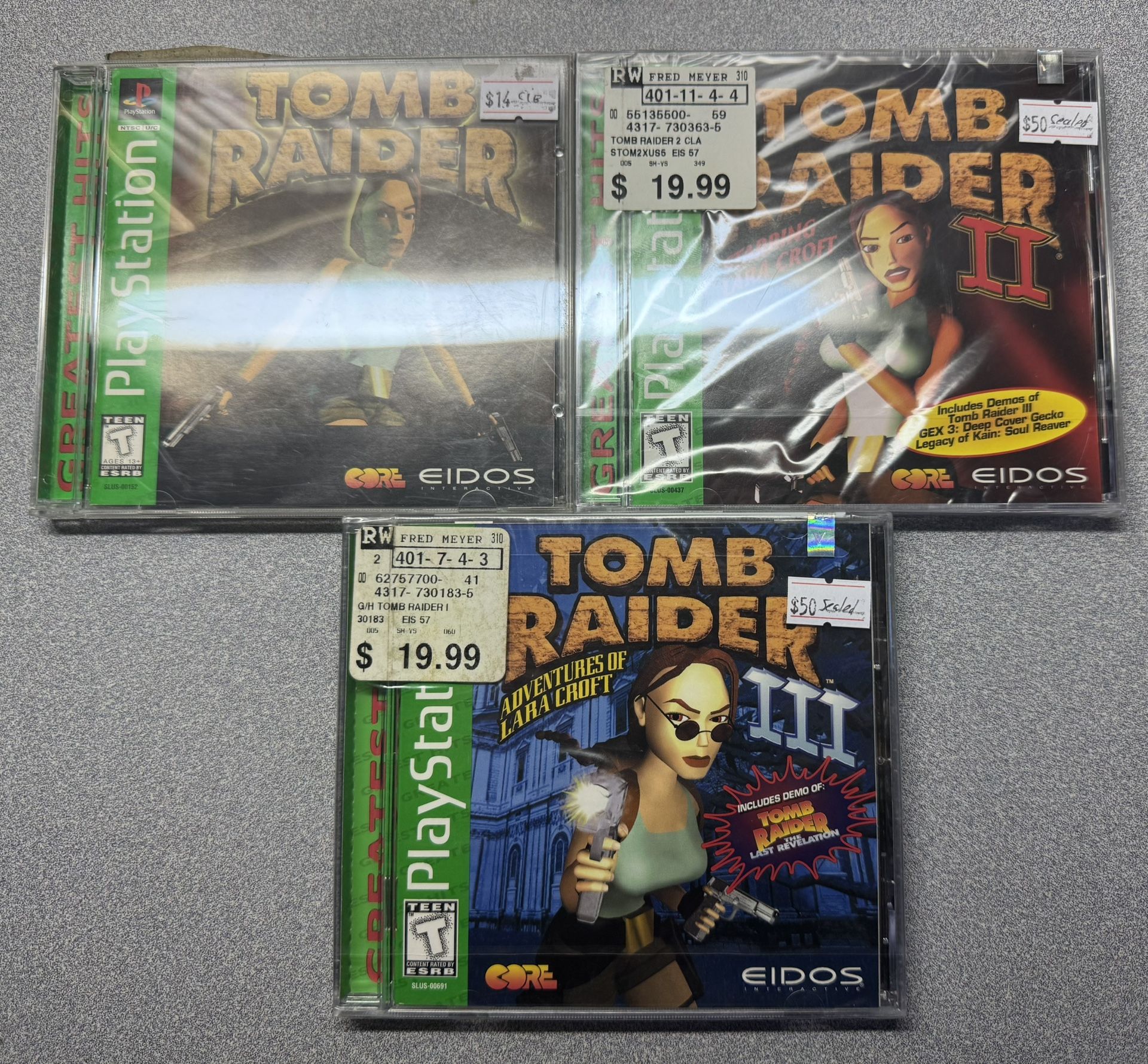 Tomb Raider Collection - Ps1, Sealed
