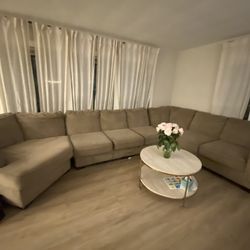 Large Sectional Couch With CoffeeTable Included