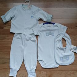 NEW. 4pc Baby Outfit  6-9 Mo.