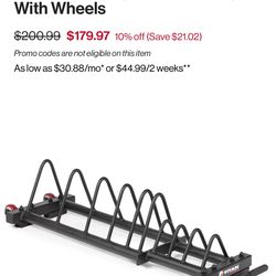 Titan Fitness Olympic Weight Plate Storage