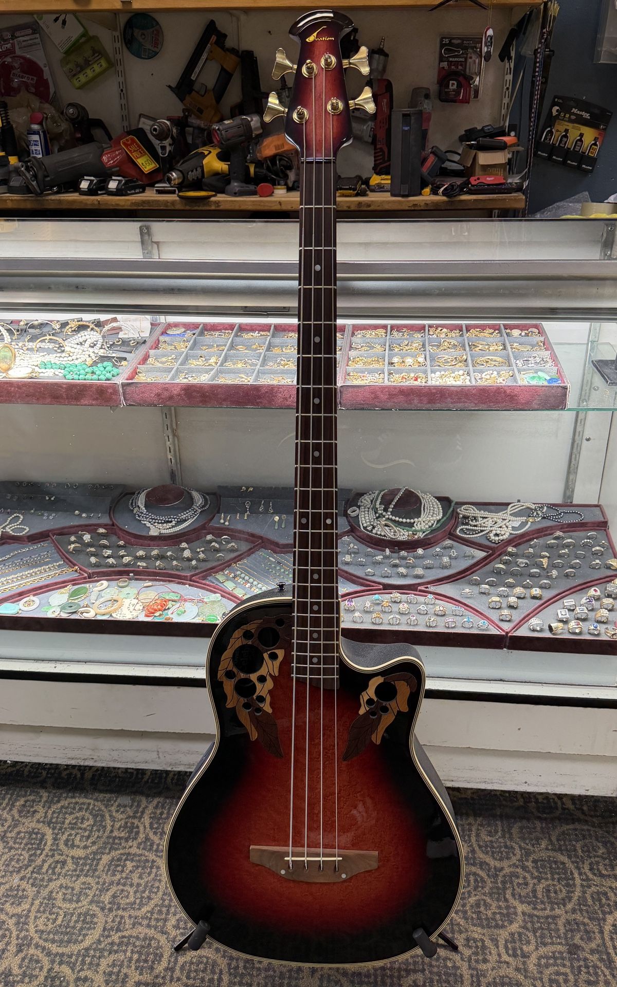 Ovation CC274 Celebrity Deluxe Acoustic Bass Guitar