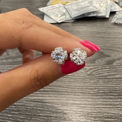 Silver Stud Earrings