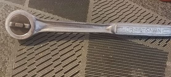 Vintage heavy duty Craftsman 1/2'' Drive Thumb Wheel Quick Release Ratchet -V- 44978