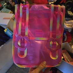 Girls Pink Backpack 
