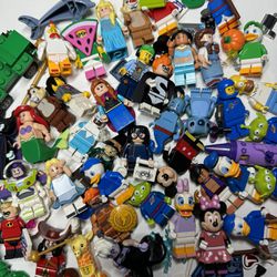 50 Lego  Mini figures (mostly Disney)