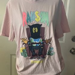  Men's Dysorder LTD RAN$OM Light Pink T Shirt Size M
