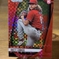 #268 Rhett Lowder 2025 Panini Prizm - Red Power Prizms #/99