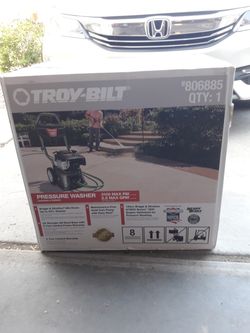 Pressure washer 3100 psi MAX